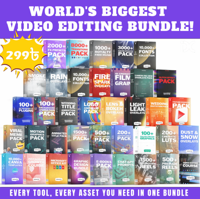 World's Biggest Video Editing Bundle!